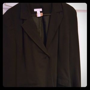 Charter Club Black Blazer